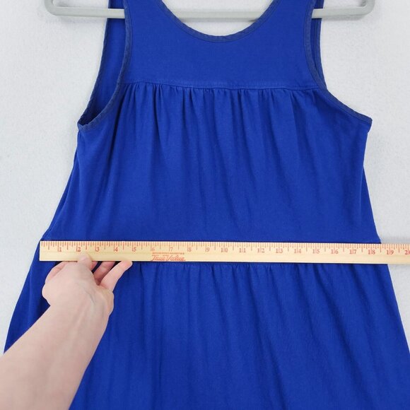 Everlane Dress Womens Small Blue The Weekend Tiered A Line Sleeveless Casual - Picture 4 of 10